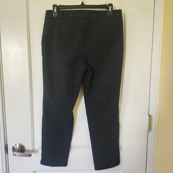 Talbots hampshire black ankle pants with white polka dot – size 6 petite - Picture 11 of 12